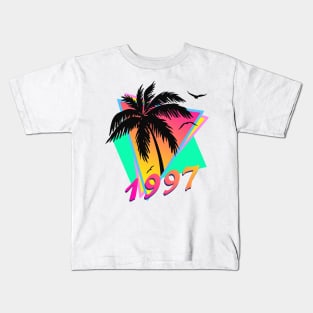 1997 Tropical Sunset Kids T-Shirt